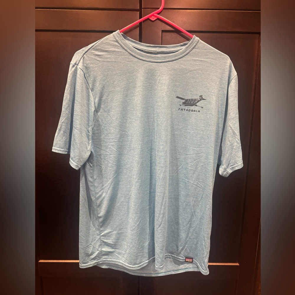 Patagonia Men's Light Blue Short Sleeve Tee